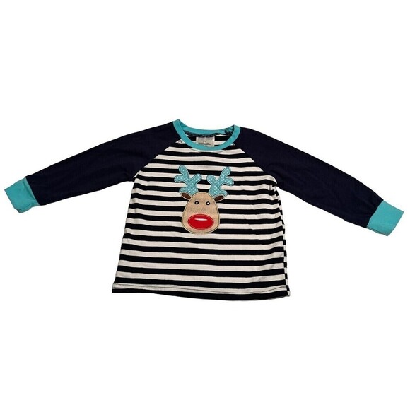 Honeydew Boutique Embroidered Holiday Reindeer Shirt size XS - Picture 1 of 5